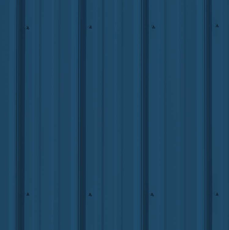 Gallery blue panel color example
