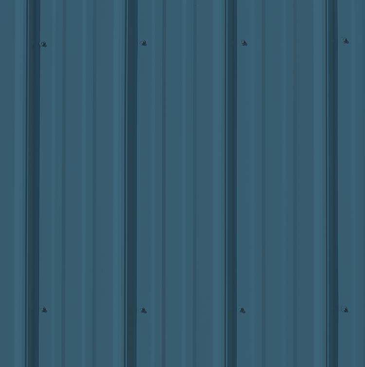 Ocean blue panel color example
