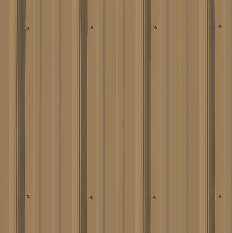 Tan panel color example