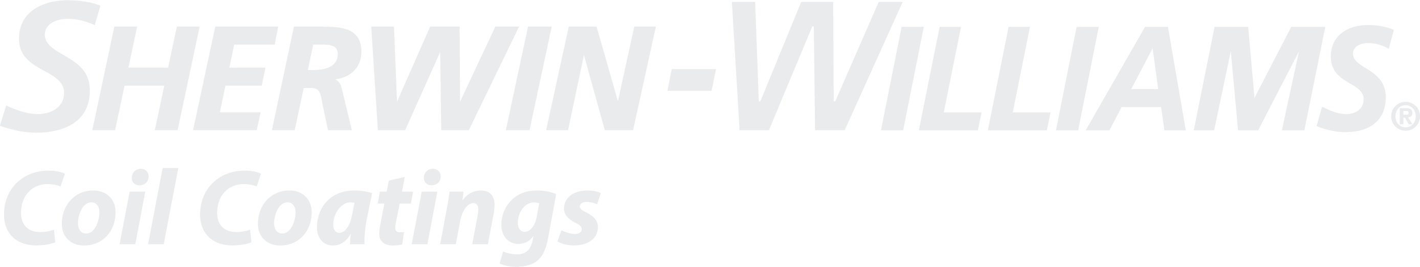 Light gray Sherwin Williams logo